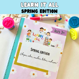Spring Break Packet for Preschool and Kindergarten - Print