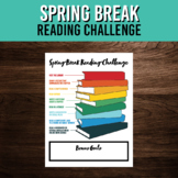 Spring Break Reading Challenge | March Printable | Fun Com