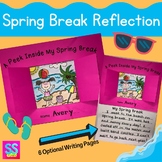 Spring Break Reflection - Peek Inside Window Craft & Writing