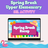 Spring Break SEL Activities Writing Prompts Goal Setting U