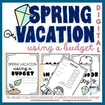 Preview of Spring Budgeting Worksheet, Project Based Learning Math PBL 5th, 6th, 7th