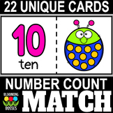 Spring Bug Number Match Counting Cards