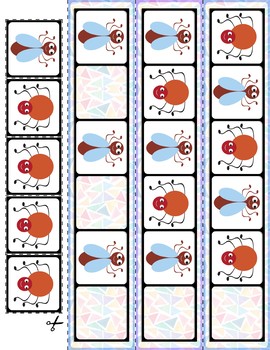 Spring Bugs AB Pattern Cards | 30 Cards by preKautism | TPT