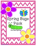 Spring Bugs Clipart Pack