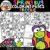 Free Spring Coloring and Writing Pages {Free Coloring pages}