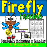 Spring Bugs Firefly Math and Literacy Printable Activities