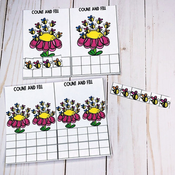 Spring Math Counting and Numbers Activities by Adventures in Kinder and ...