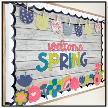 Spring Bulletin Board BUNDLE | Spring Classroom Decor by Learning with Kiki