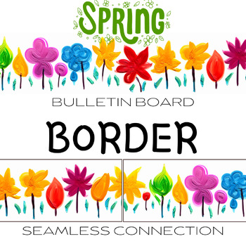 Spring Bulletin Board Border - Free - Back To School - Commercial Use 