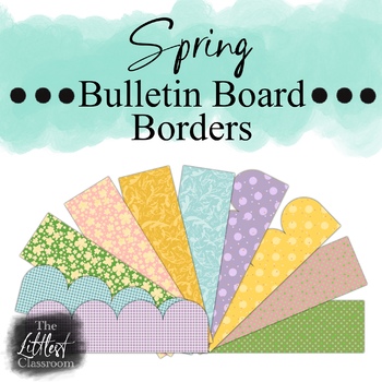 Spring Floral Bulletin Board Borders | Easter Bulletin Board Borders