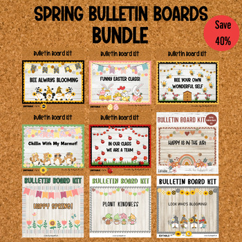 Preview of Spring Bulletin Board,Bundle Spring Bulletin Board Kit