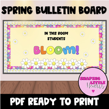 Preview of Spring Bulletin Board - Daisy