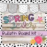 Spring Bulletin Board | Easy Prep Set | B+W Option