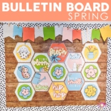 Spring Bulletin Board | Hello Spring Theme | Editable