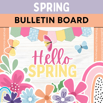 Spring Bulletin Board Kit Classroom Decor Ideas Door Decor Seasonal