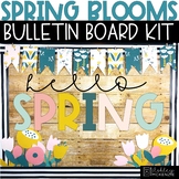 Spring Bulletin Board Kit - Vintage Flowers Theme