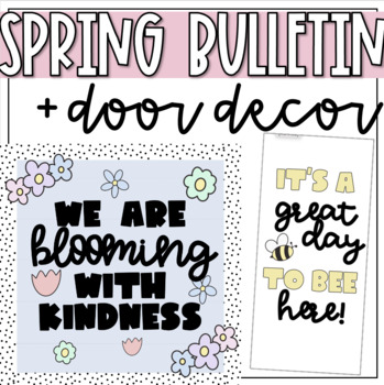 Preview of Spring Bulletin Board Kit and Classroom Door Decor - March Bulletin Board Kit