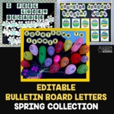 Spring Bulletin Board Letters | EDITABLE