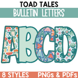 Spring Bulletin Board Letters / Frog Bulletin Board Letters