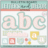 Spring Bulletin Board Letters and Borders