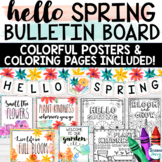 Spring Bulletin Board Posters - Spring Coloring Pages Acti