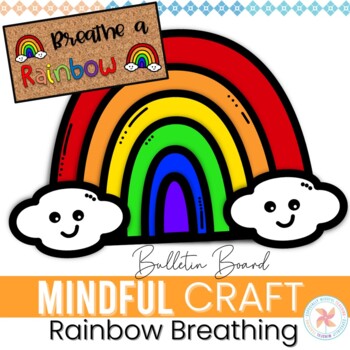 Preview of Spring Bulletin Board Preschool / RAINBOW Weather Craft for Kindergarten