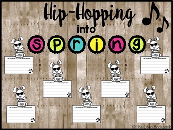 Spring Bulletin Board Set - Hip-Hopping into Spring by The Idea