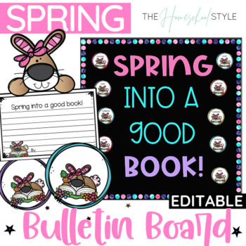 Preview of Spring Bulletin Board Spring Writing and Craft Door Decor (Bunny Theme)