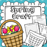 Spring Bulletin Board | Word Problem Flower Craft | Easter Basket