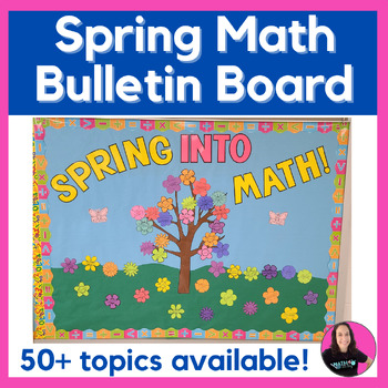 Spring Bulletin Board for Math by Math All Day | TPT