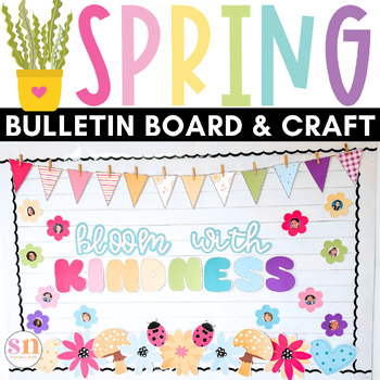 Preview of Spring Bulletin Boards |  Kindness Bulletin Board | April Bulletin Board | Craft