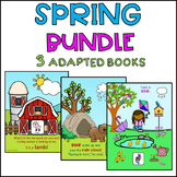 Spring Bundle | 3 Adapted Interactive Books for AAC Core V