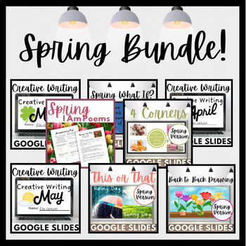 Preview of Spring Bundle! 11 Creative Writing Activities and Team Builders!