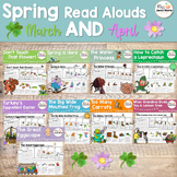 Spring Bundle: March and April Read Aloud Activities Seque