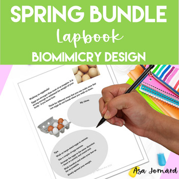 Preview of Spring Project Bundle | Lapbook |  Biomimicry Design Activities | Nonfiction