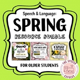 Spring Bundle for Older Speech and Language Students
