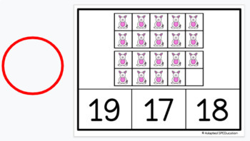Preview of Spring- Bunny- Tens Frames- Clip Cards- Google Slides Activities