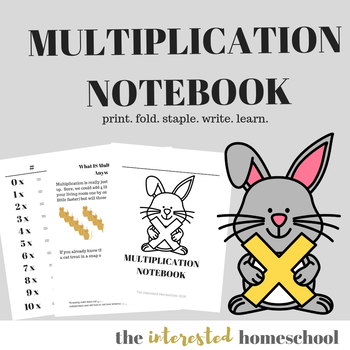 Preview of Multiplication Notebook