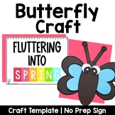 Butterfly Craft | Spring Bulletin Board |Fluttering into Spring