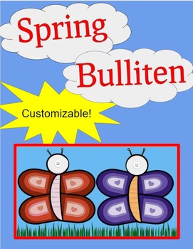 Preview of Spring Butterfly Bulliten