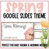 Spring Google Slides Theme - Daily Agenda Morning Meeting 