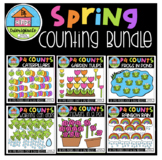 Spring COUNTING BUNDLE Tulips (P4Clips Trioriginals) COUNTING