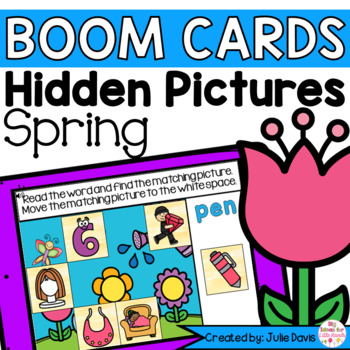 Preview of Spring CVC Words | Digital Game Boom Cards