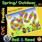 Summer & Spring CVC Words Games - Roll & Read Fun - Pre-K 