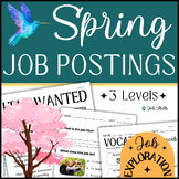 Spring Careers | Springtime Job Listing Reading | Special 