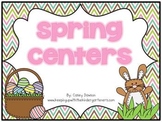 Spring Centers (Literacy and Math Activities for April and May)