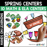 Spring Math and ELA Hands on Center Activities | Spring Ho