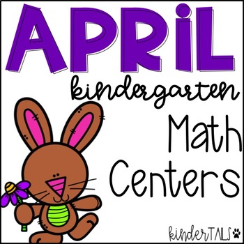 Preview of Spring Math Centers for Kindergarten {April}
