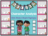 Character Analysis Short Stories Graphic Organizers: Sprin