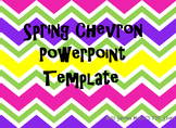 Spring Chevron PowerPoint Template